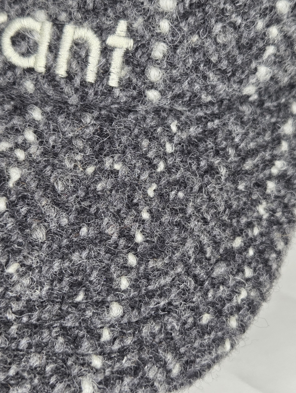 Isabel Marant Black and Gray Label Wool Hat - Picture 8 of 8